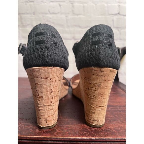 Toms Clarissa in black SZ 10 - Picture 3 of 6